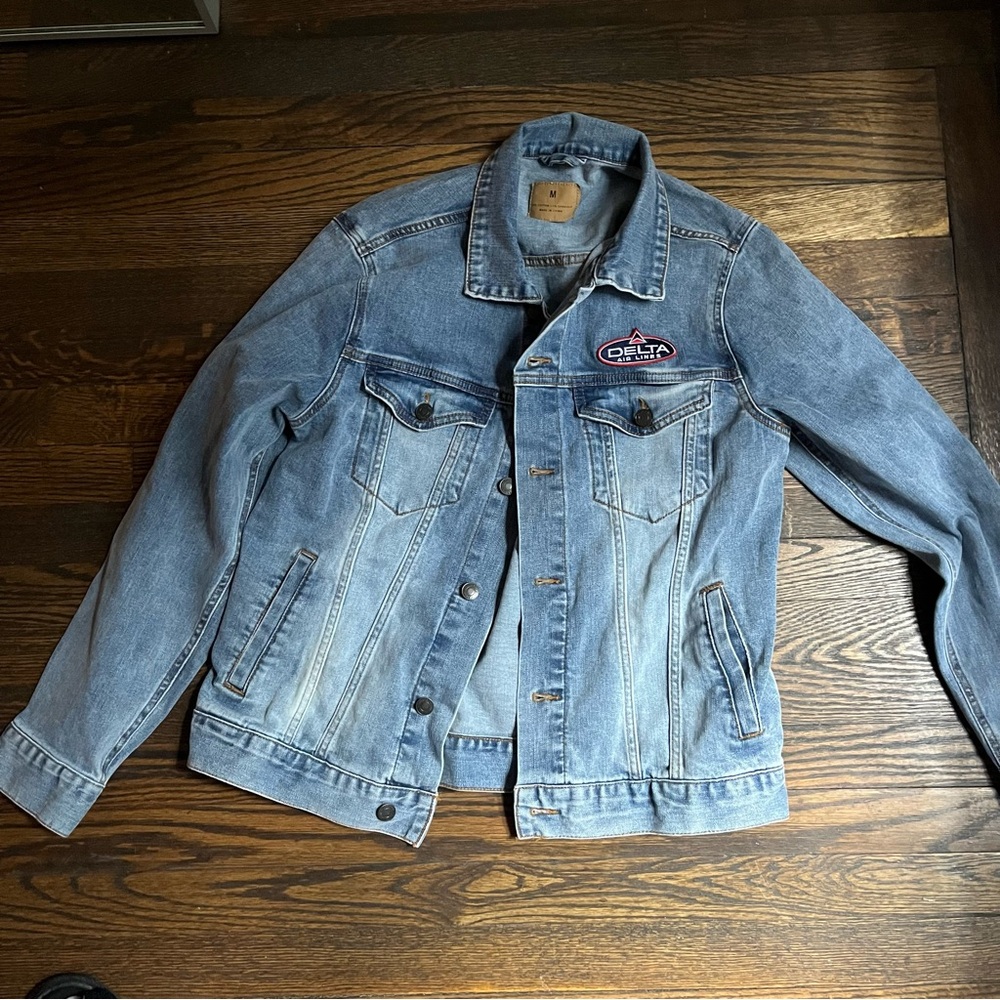 Vintage Delta Airlines Denim Jacket